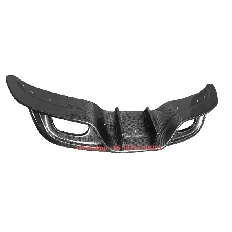 Top Quality Carbon Fiber Car Body Kits Suitable for Jaguar F-Type 2013-2016 Rear Lip Car Bumpers