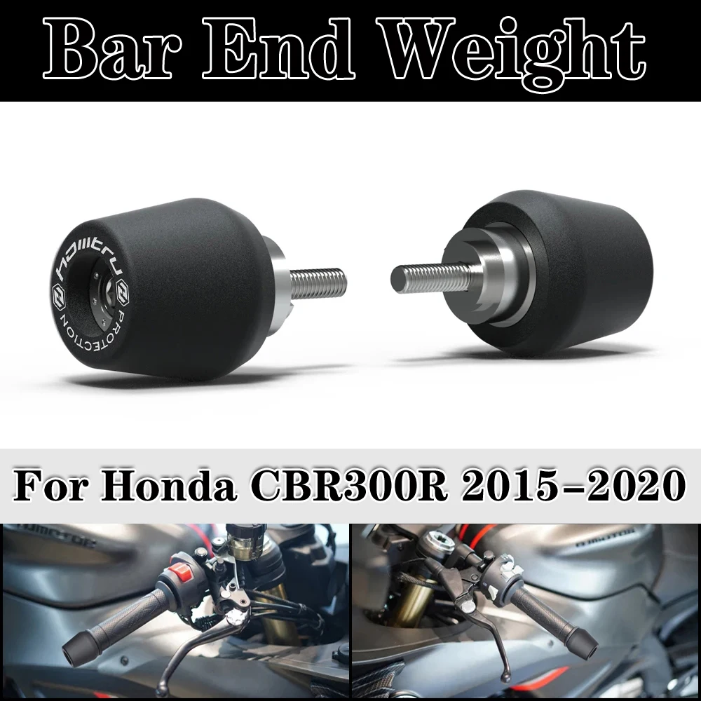 

For Honda CBR300R 2015-2020 Motorcycle Handle Bar End Weight Grips Cap