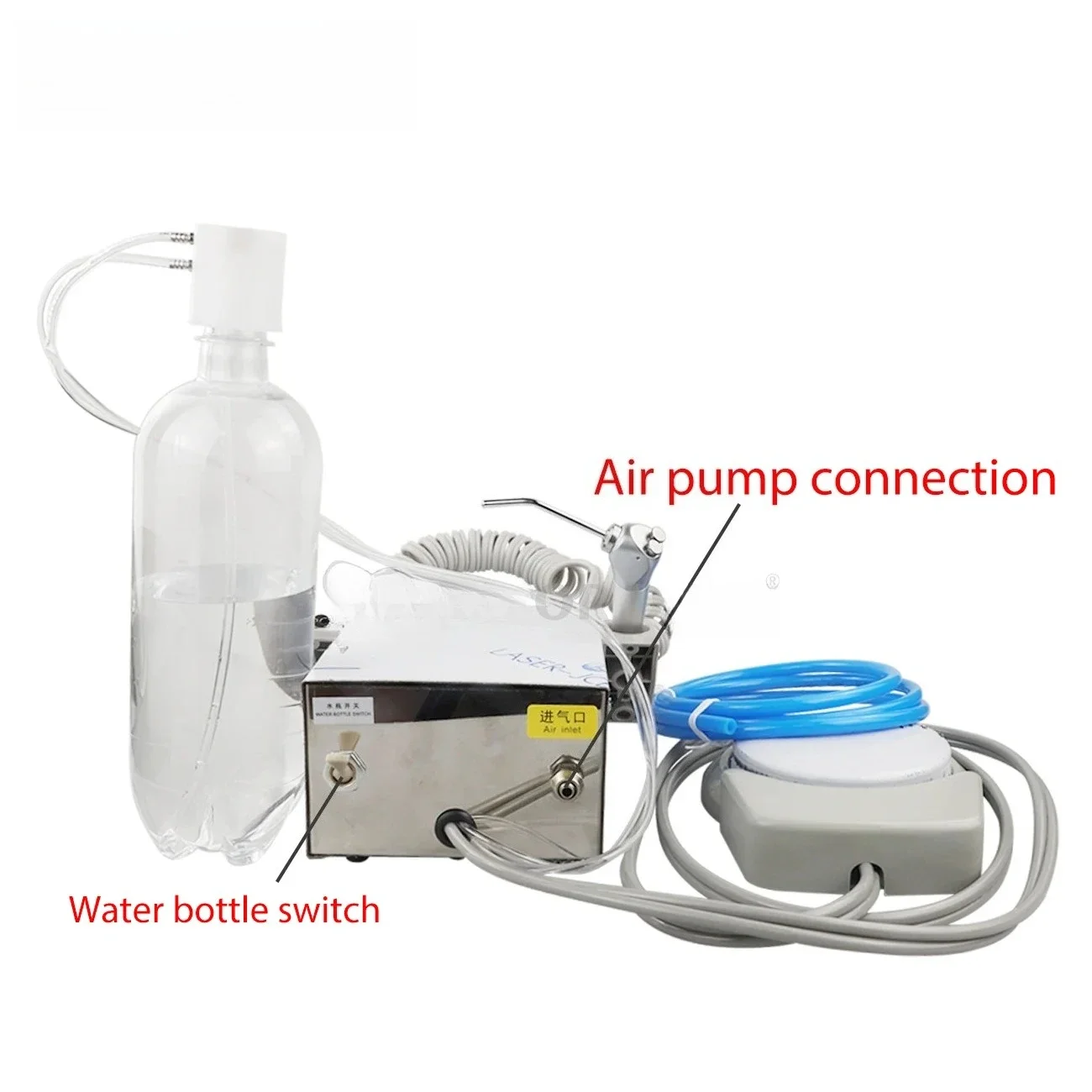 Dental Teaching Simulation Unit All-in-One with High/Low Speed Handpiece, 3-Way Syringe & Light for School Lab