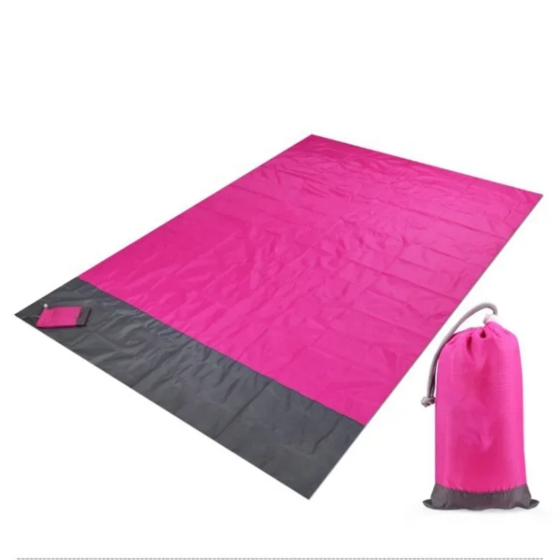 Waterproof Beach Mat Sand Free Blanket Camping Outdoor Picknick Tent Folding Cover Bedding Pocket Picnic 200x210cm Chair