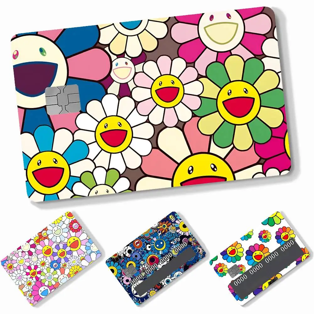 Art T-Takashi M-MurakamiS Credit Card Skin Matte Stickers For Bank Card ID Card Debit Card Decal Decoration Girls Gifts
