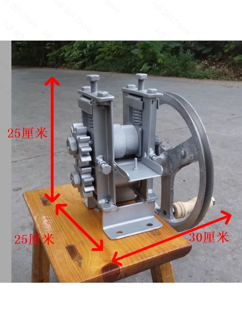 2026 Manual bamboo strip making machine hand-cranking strip machine  chip separator strip opener  rope processing