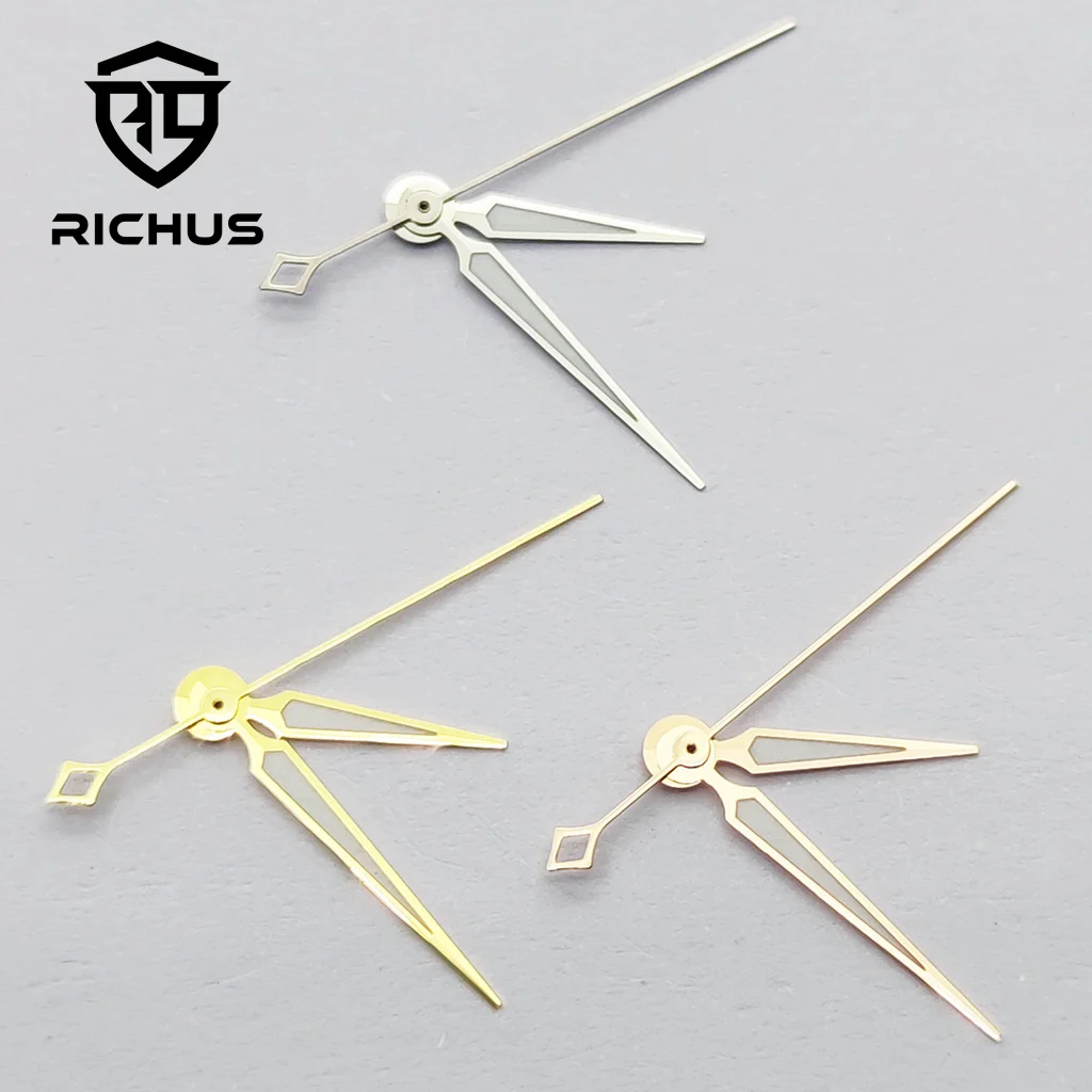 RICHUS Silver Gold Rose Gold Watch Hands Fit NH34 NH35 NH36 Movement Watch Accessories