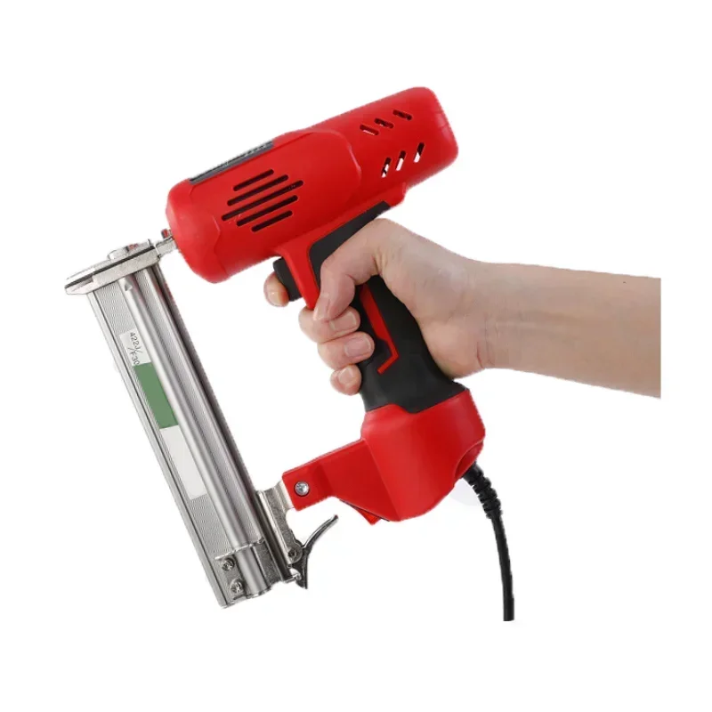 L Electric Nail Gun 1800W Electric Nailer Stapler Furniture Staple Gun For Frame Carpentry Woodworking Power Tools For F30 422