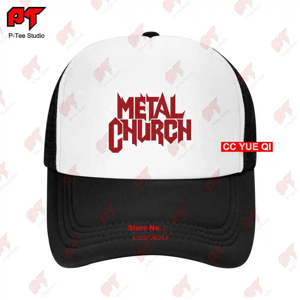 Metal Church Logo Schwarz Baseball Caps Truck Cap VRY5