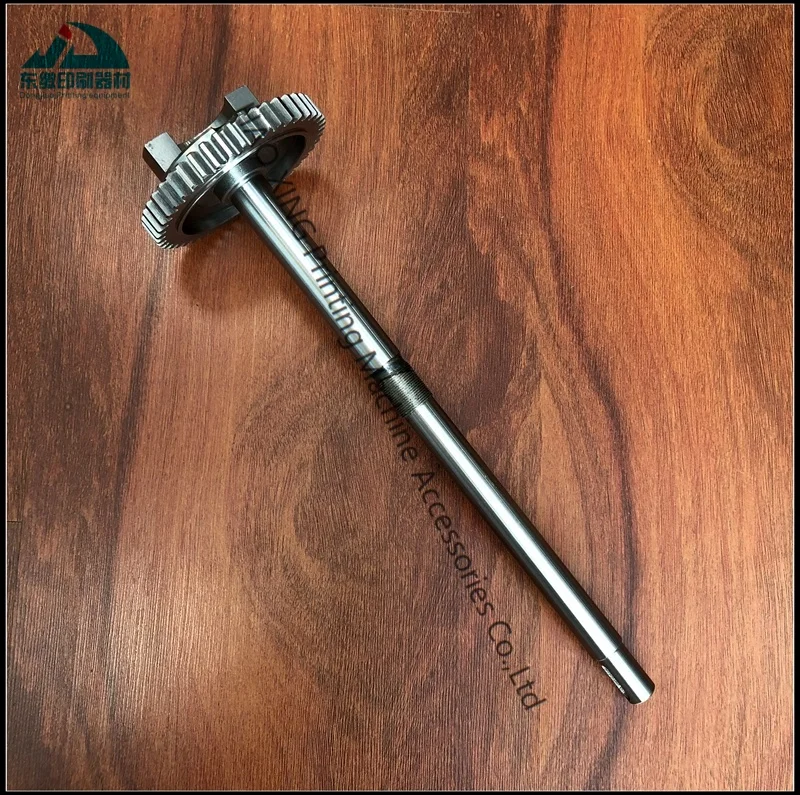 

For Heidelberg SM102 Offset Printing Machinery Parts 44 Tooth Gear Shaft 71.030.210F Water Rollers Gear Shaft Steel S9.030.210F