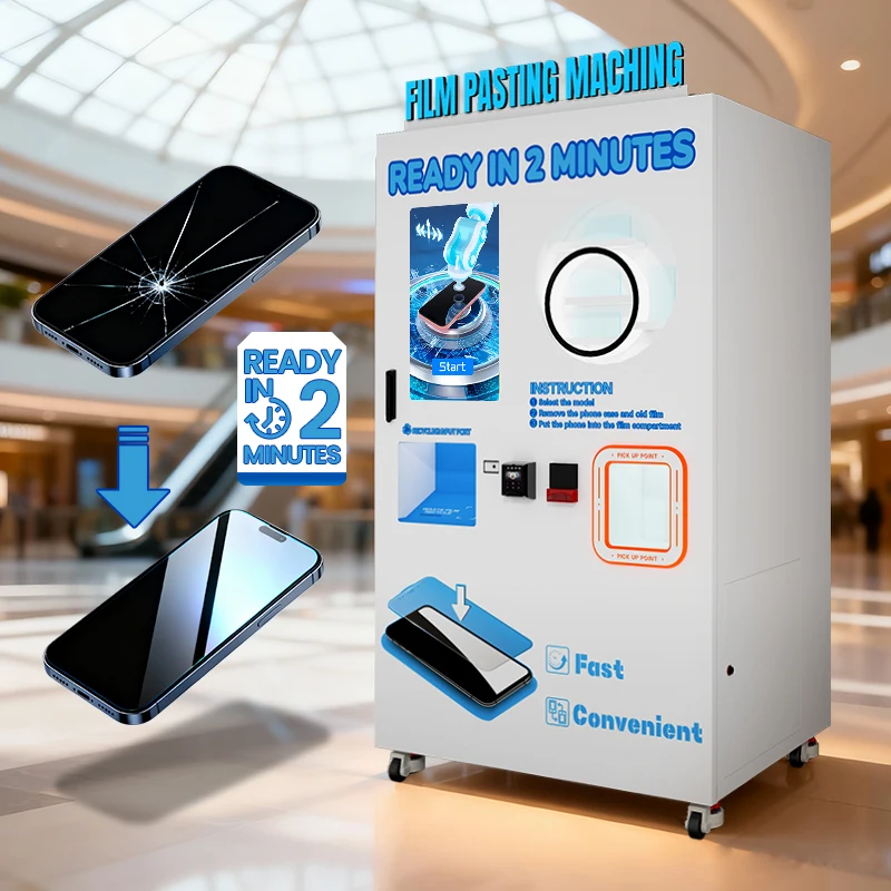 Customized Automatic Outdoor Vending Machine Touch Screen for Screen Protectors Retail Items CE Certified High Efficiency
