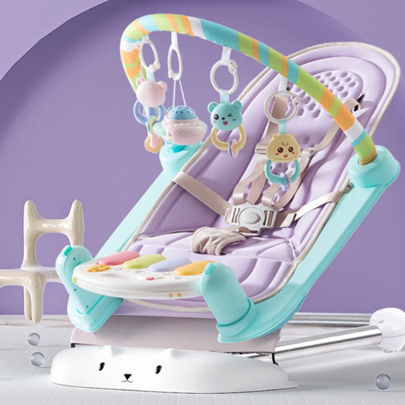 129 Baby Soothing Rocking Chair - Comfort Recliner for Newborns, Non-Electric Baby Cradle and Rocker, Gentle Baby Recliner.