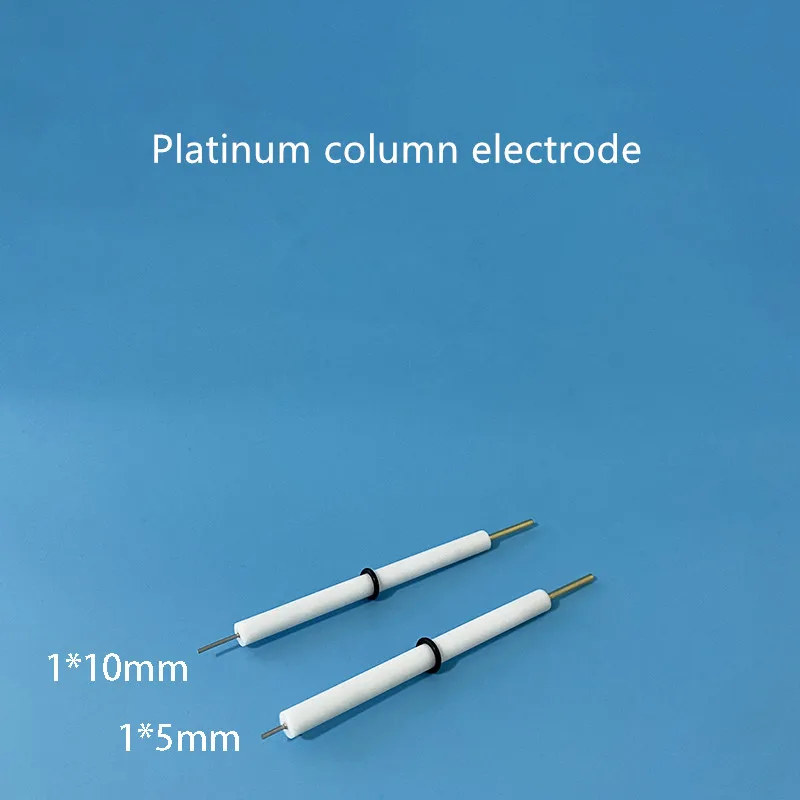 

Platinum wire electrode 0.5x37mm/1.0x37mm; Platinum column electrode 1.0x5mm/1.0X10MM. Platinum-assisted counter electrode.