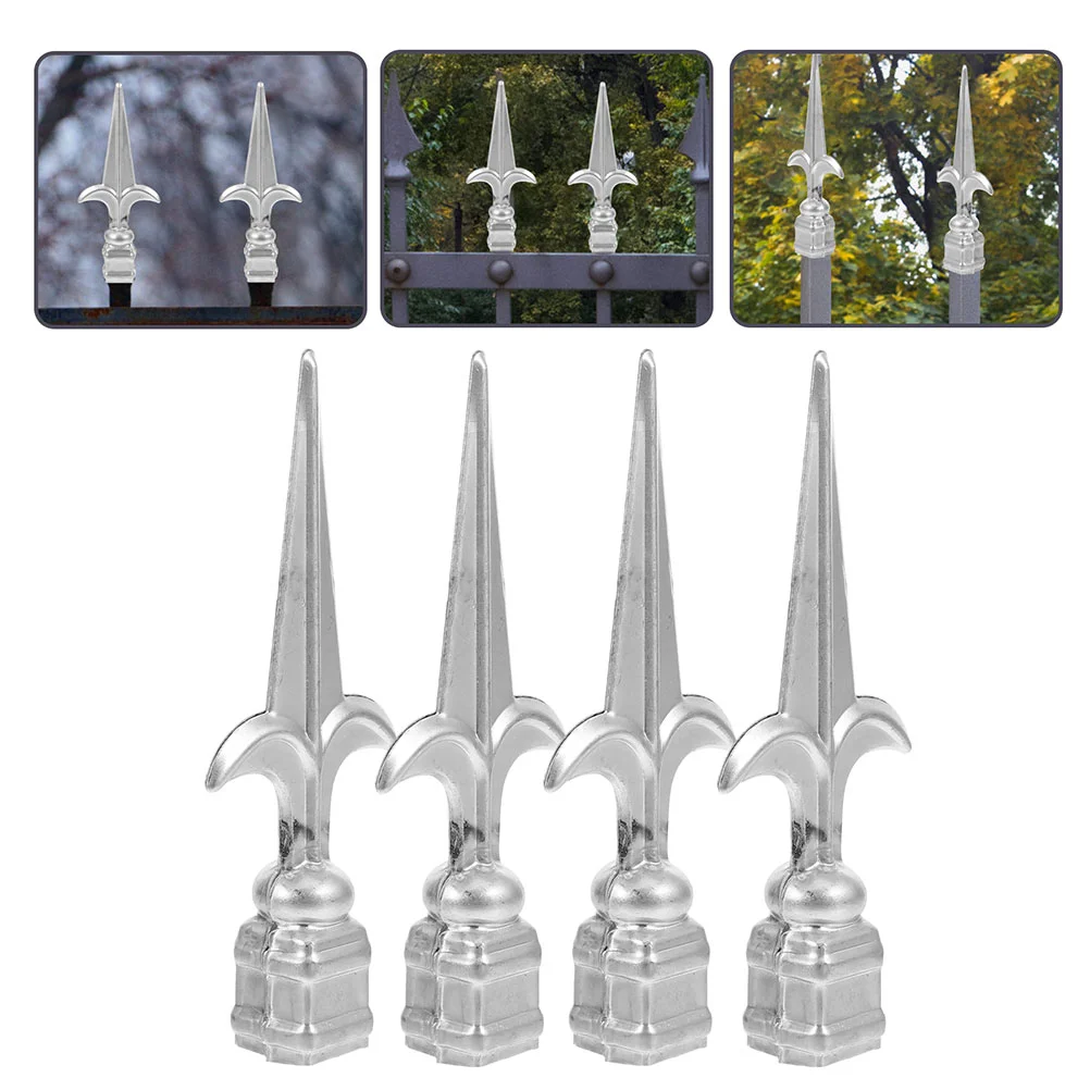 أغلفة أحواض للأسوار ، أغلفة أعمدة رأس الحربة ، أكسسوارات الشرفة ، أسطح مثلثة ، 6 ins