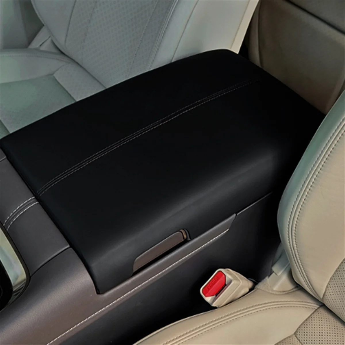 

Innovative Center Armrest Box Covers for Toyota Alphard 40 Series 2023+ Black