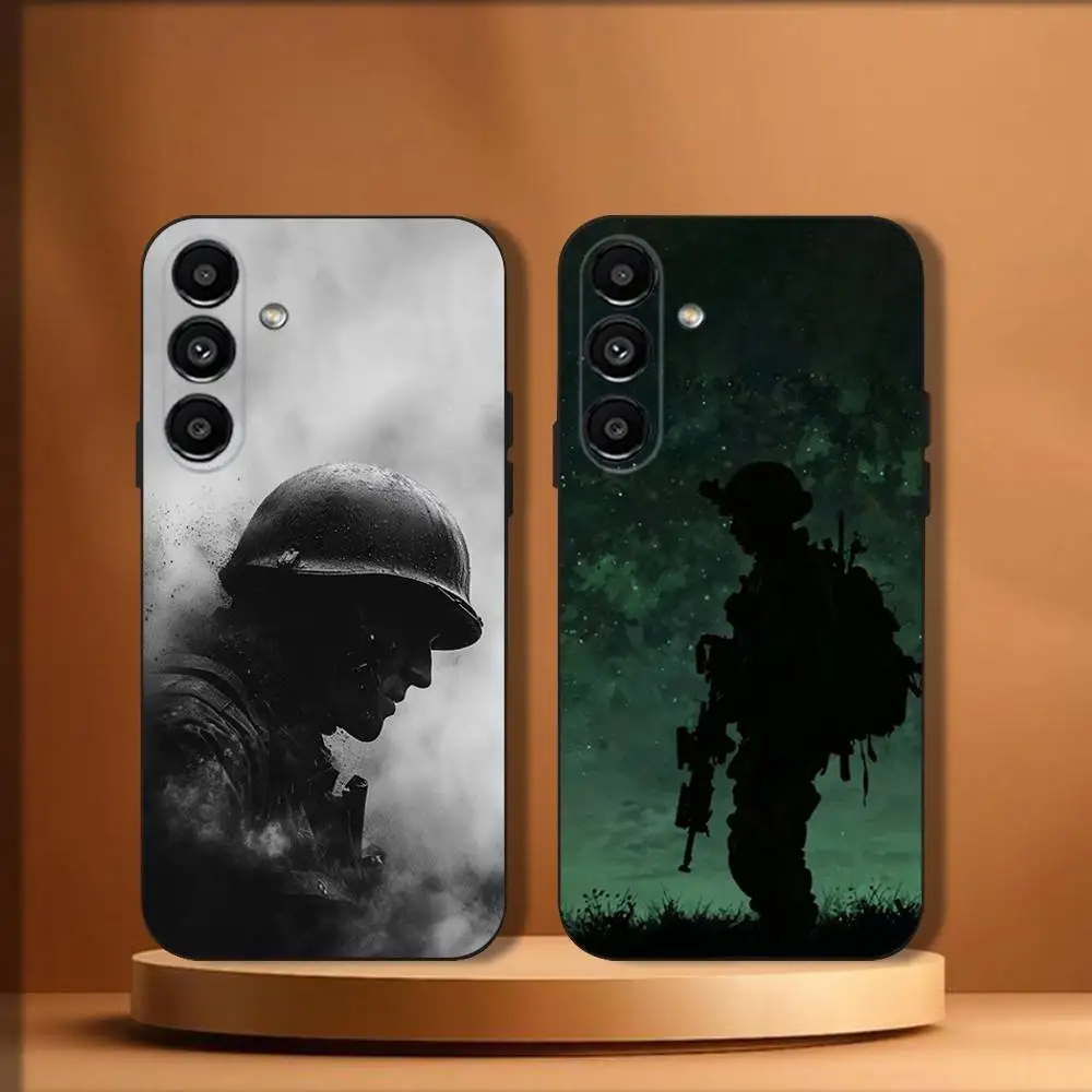 

Cool Army Special F-Forces Phone Case For Samsung Galaxy A20,A21s,A22,A31,A32,A52,A53,A72,73,A80 Soft Black Cover