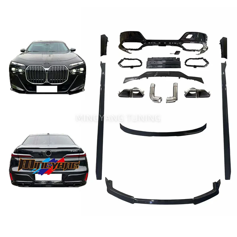 

Modification 2023 Auto Accessories 7 Series Front Lip Exhaust Pipe Bodykit for G70 Upgrade to M760 Black Warrior Body Kit