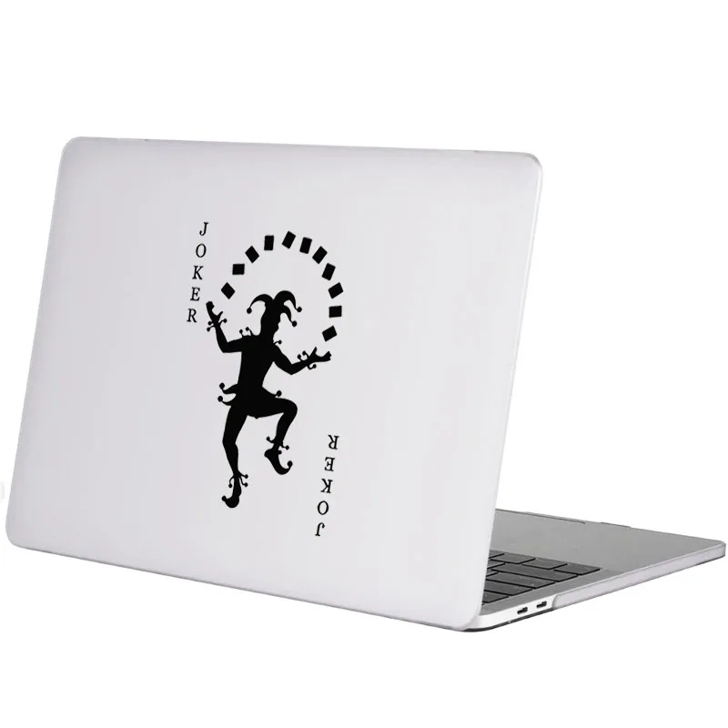 Poker Clown Vinyl Laptop Sticker for Apple Macbook Decal Dell HP Lenovo ASUS Acer Google MSI Huawei 13 14 15 Inch Notebook Decor