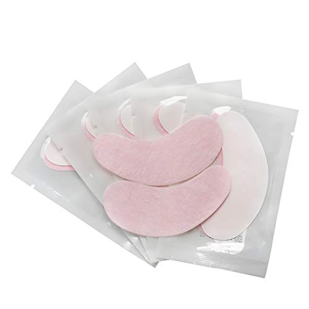 50pairs Eyelash Patches Hydrogel Gel Eye Patches Grafted Eye Pads Eyelash Extension Paper Under Lint Free Tips Stickers Makeup