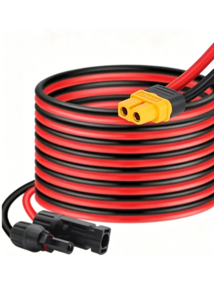 12AWG XT60 Anti-Spark Solarkabel mit PV-Stecker 5m/10m/15m für LiPo-Akku & Solarstromsystem