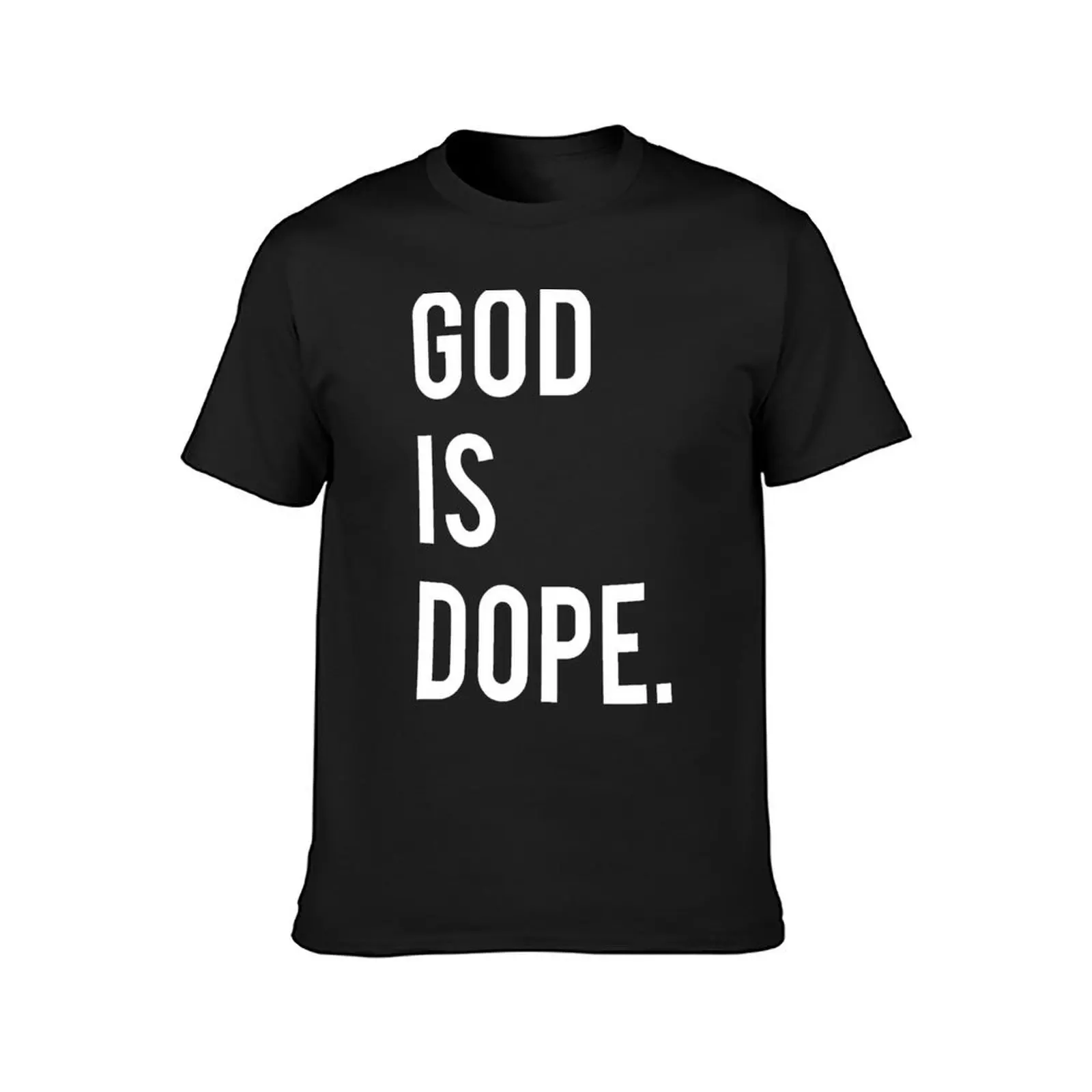 God is Dope. T-Shirt summer tops summer clothes anime tees Men's t shirts