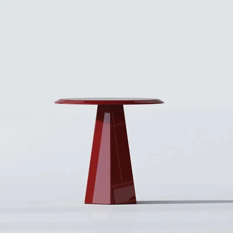 Simple style living room corner round table coffee side table family hotel room