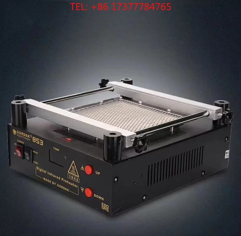 853 IR Preheater BGA Disassemb and Assemb Heating Soldering Station PCB Board Desoldering BGA Rework Station