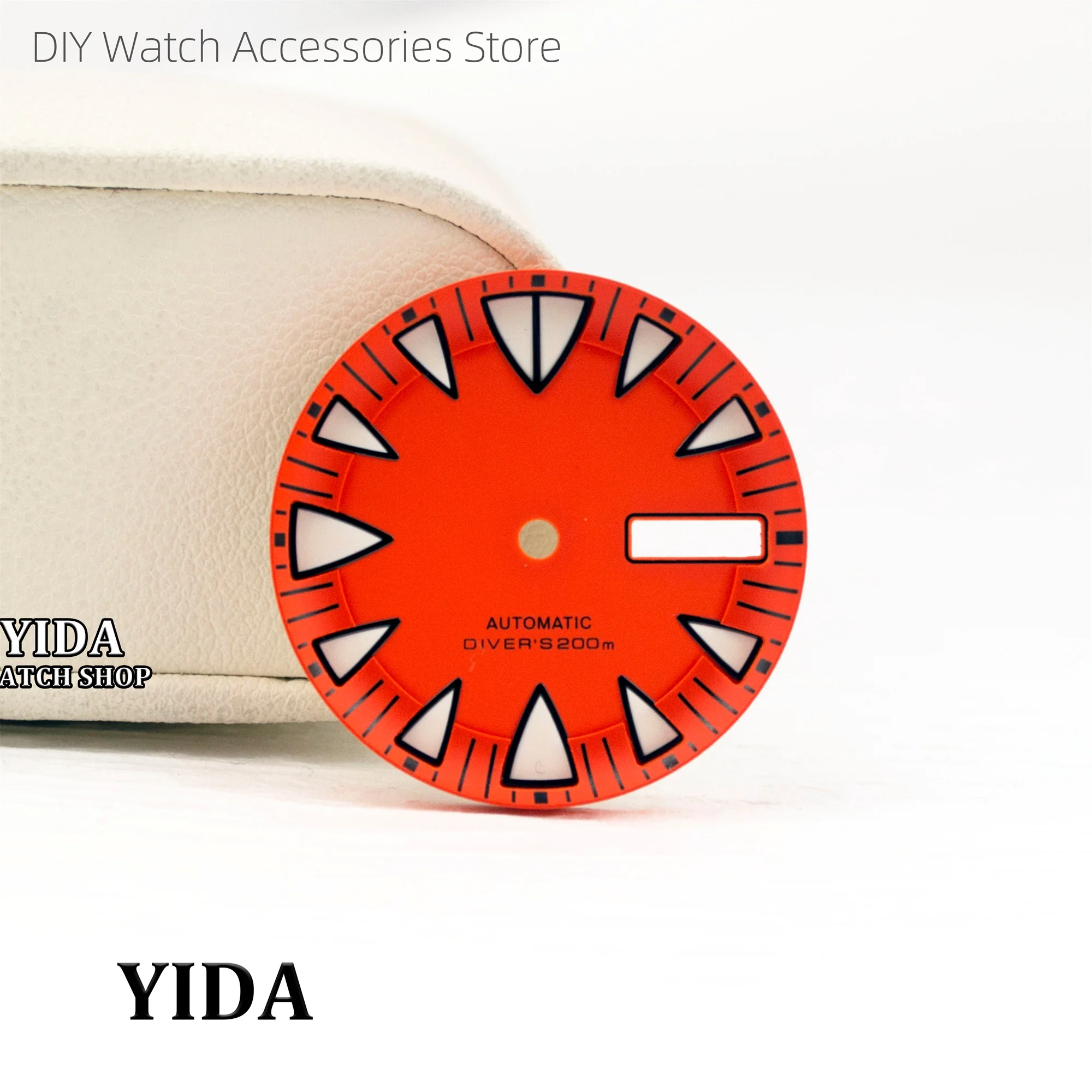 

NH36 Watch Dial 28.5mm Luminous Dial Monster Tooth Style Design Suitable for NH36A/4R Movement Watch Modification Replacements