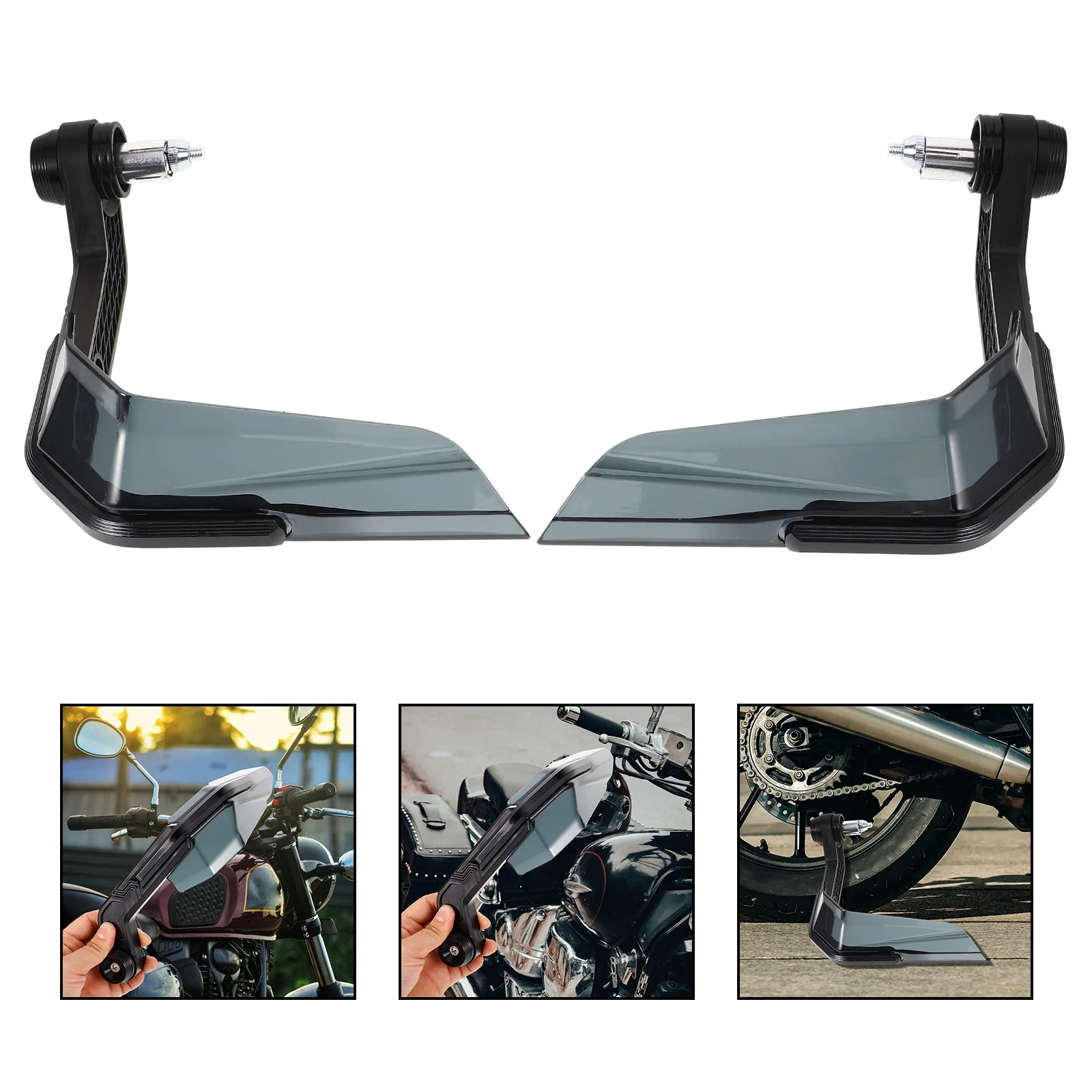 

1Pair Motorcycle Handguard Electric Bike Durable Handlebar Protection Comfortable Riding Windshield Hand Guards Universal