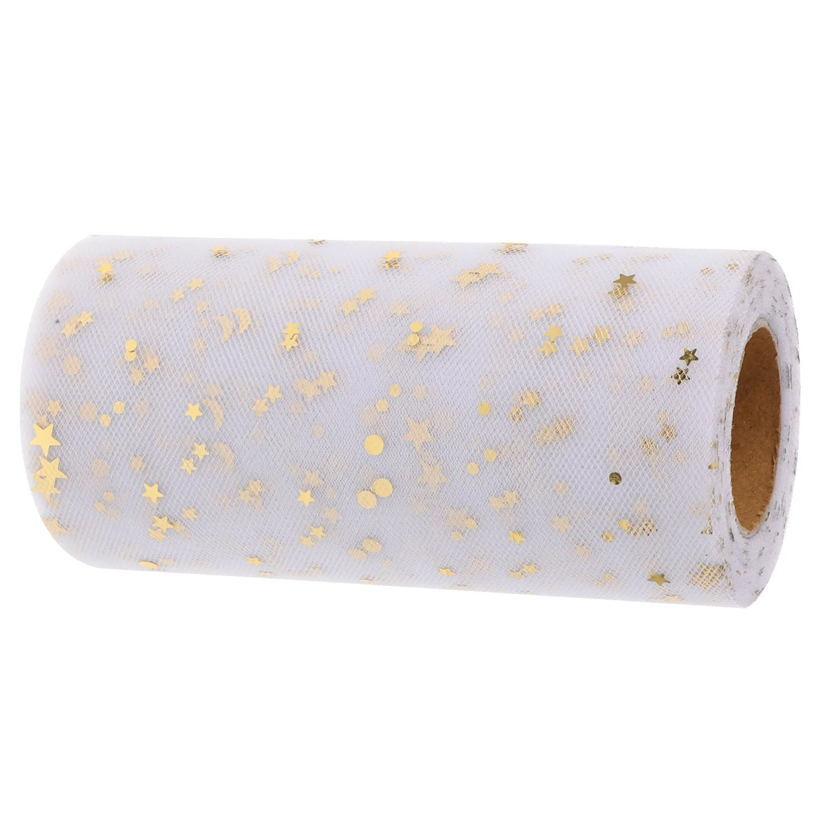 

Sequins Table Skirt 2280X15Cm Gauze Decorative Cover For Wedding Party Event Tulle Trim Lightweight Fabric Handicraft