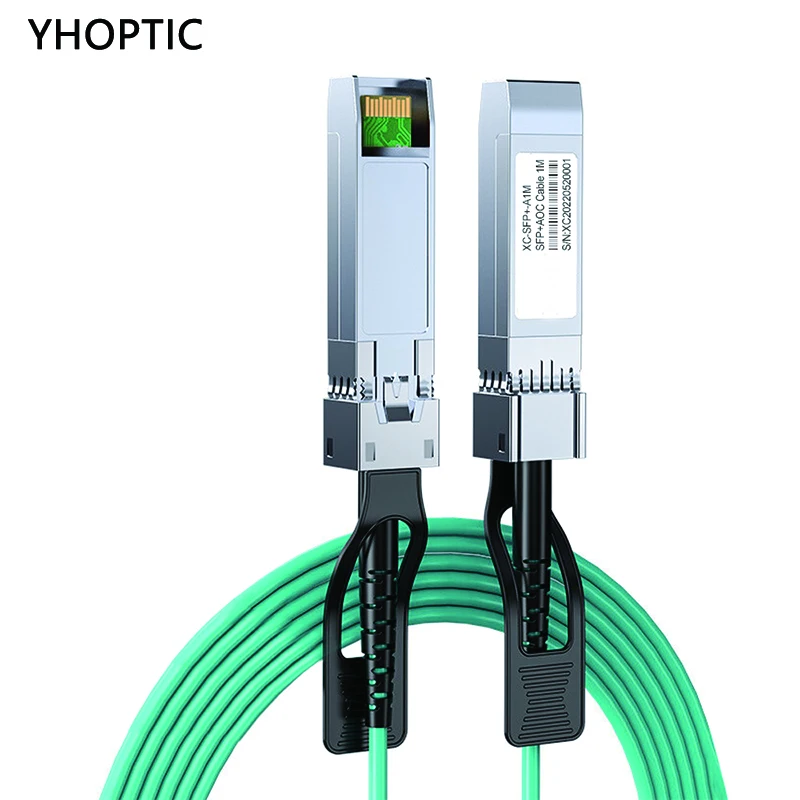 LSZH-active optical cable, 10G, 40g, SFP + to QSFP + OM3, 1/3/7/20M, compatible with Toshiba, MikroTik, Gigabyte