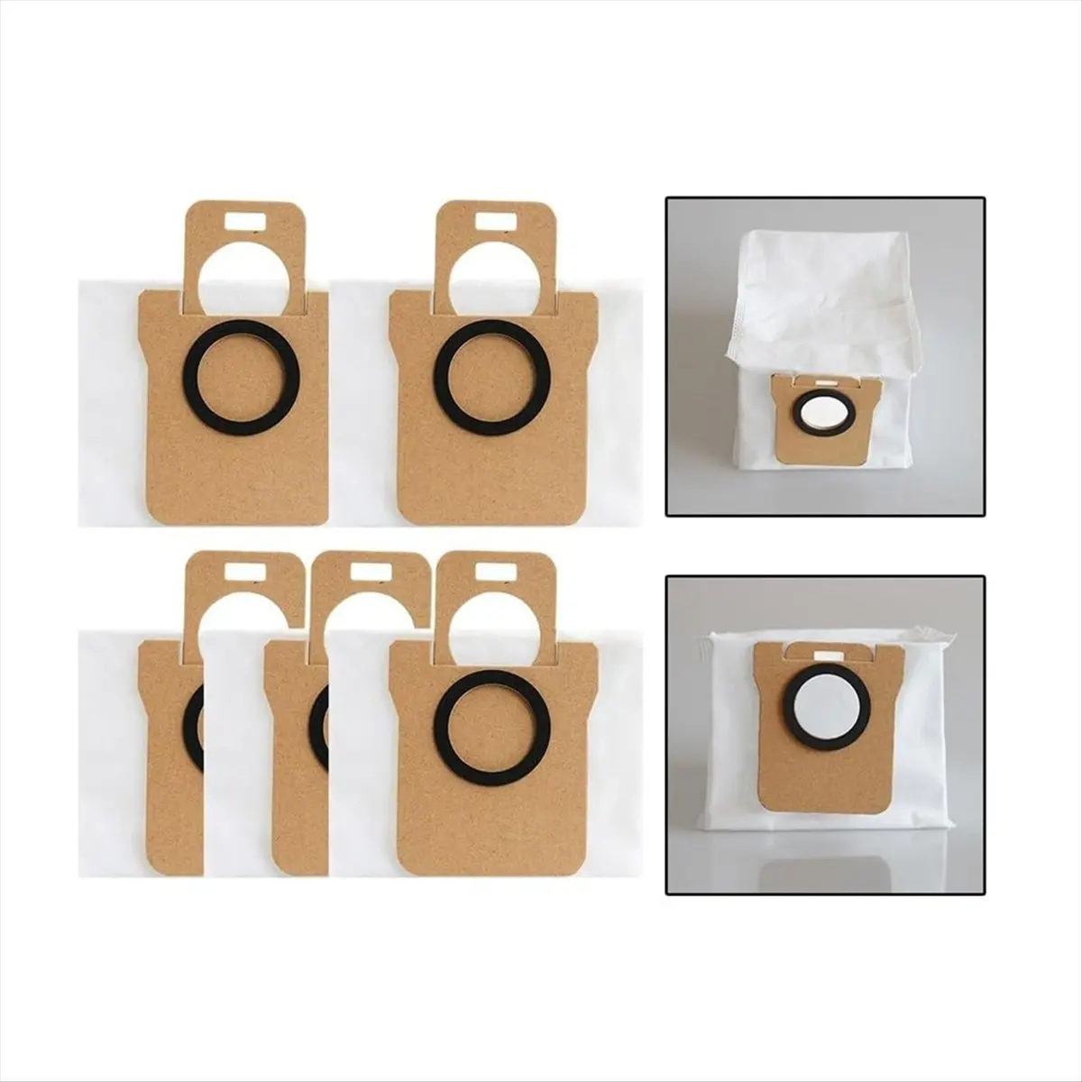 [Online Promotion]6PCS Vacuum Main Brush Dust Bag Kit for P20 PRO / T5 Pro Robot Vacuum Cleaner Spare Parts A
