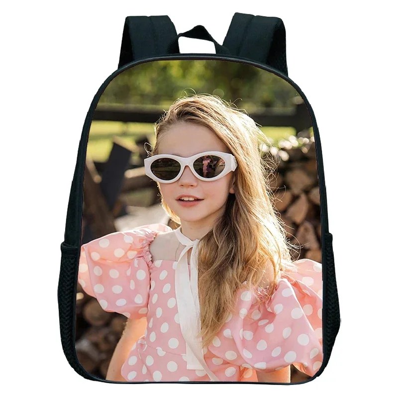 Kawaii Like Nastya Children's Backpack 12 Inch Cute Kindergarten Bags Girls Boys School Bags Toddler Backpacks for Kids Book Bag