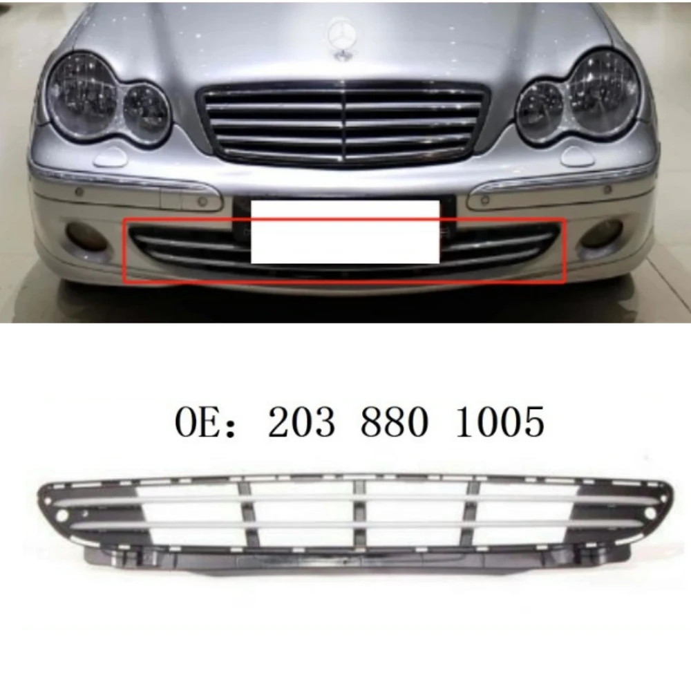 

Решетка переднего бампера A2038801005 для Mercedes-Benz C-Class W203 C200 C300 2005-2006