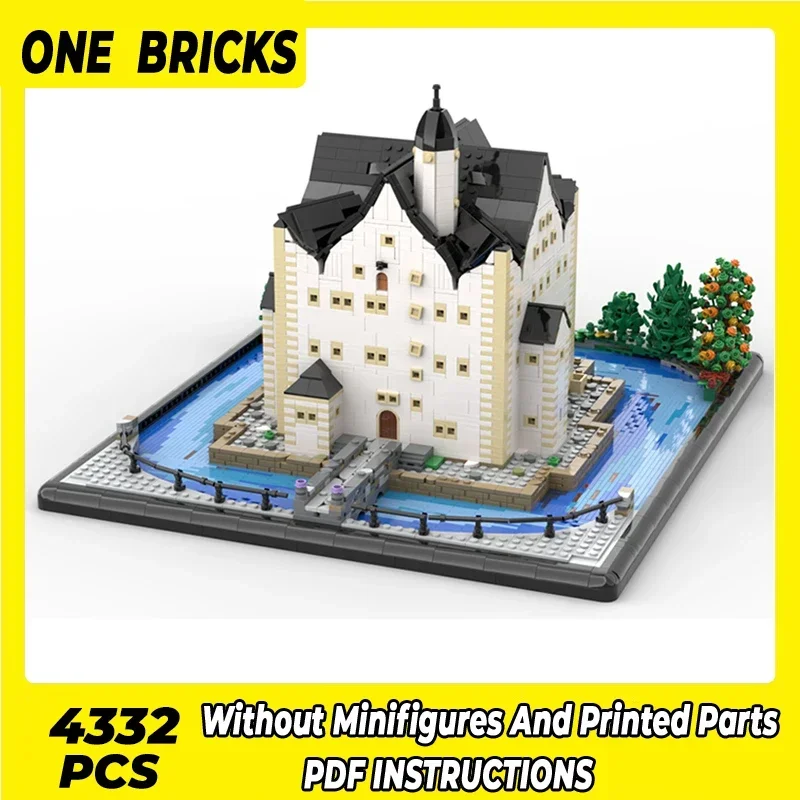 Street View Model Moc Building Bricks Water Castle Klaffenbach Technology Modular Blocks Gifts Christmas Toys DIY Sets Assembly