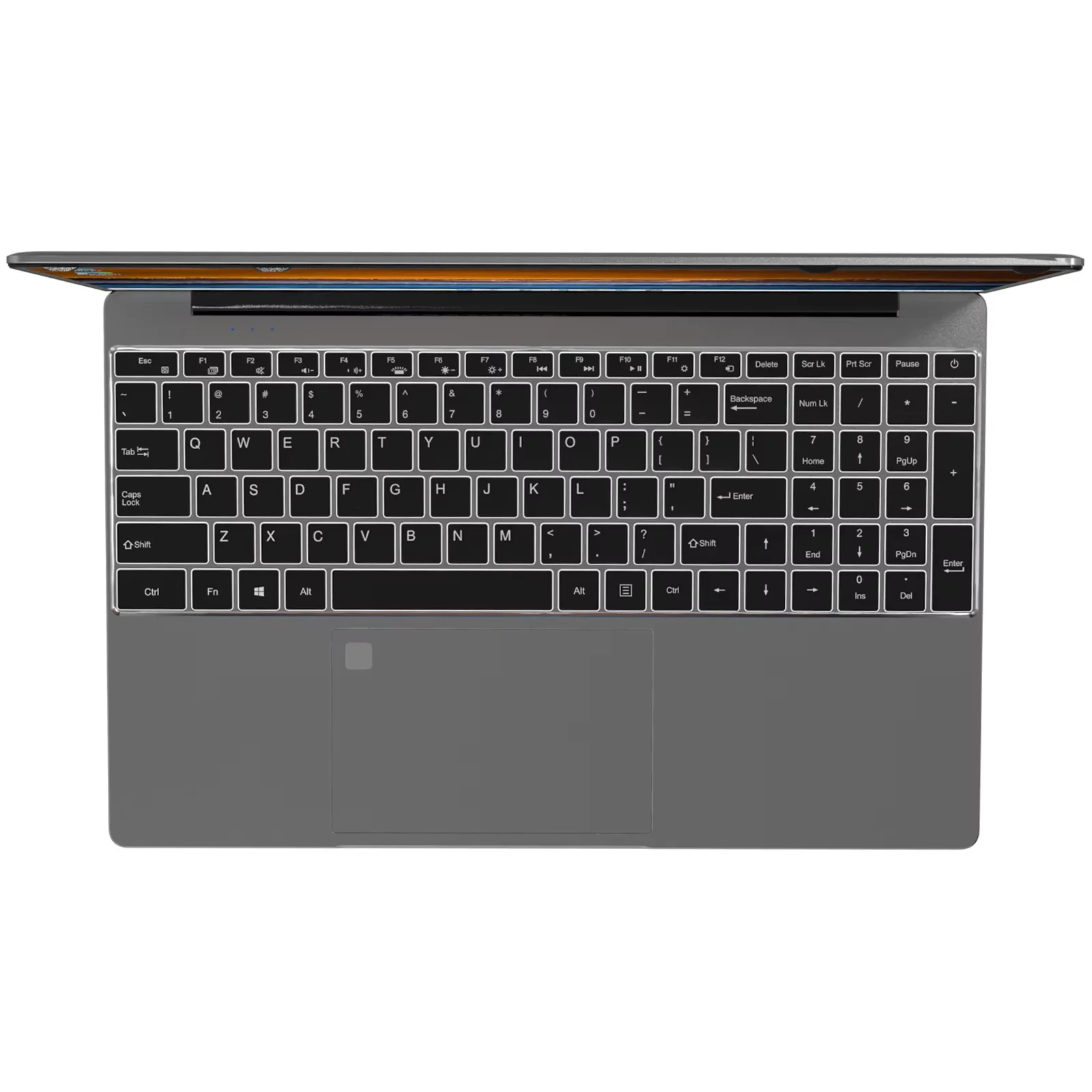 Top 15.6 Inch AMD Ryzen R7 5700U Gaming Laptop MAX 32GB DDR4 M.2 2TB SSD Windows 11 pro Blacklit Keyboard Fingerprint Unlock