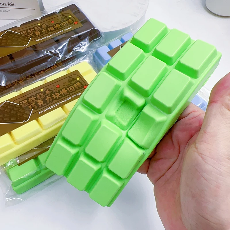 محاكاة جديدة من الشوكولاتة انتعاش بطيء لزجة قليلا الأيدي لينة قرصة لعبة مضحك الكبار الأطفال الإجهاد الإغاثة اللعب أحمق هدية