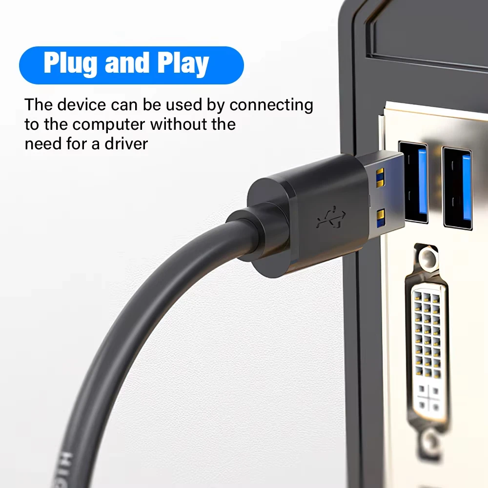 NNBILI 0.5m 3m 5m USB تمديد كابل USB ذكر إلى USB ذكر USB 3.0 موسع ل المبرد القرص الصلب شبكة تمديد كابل