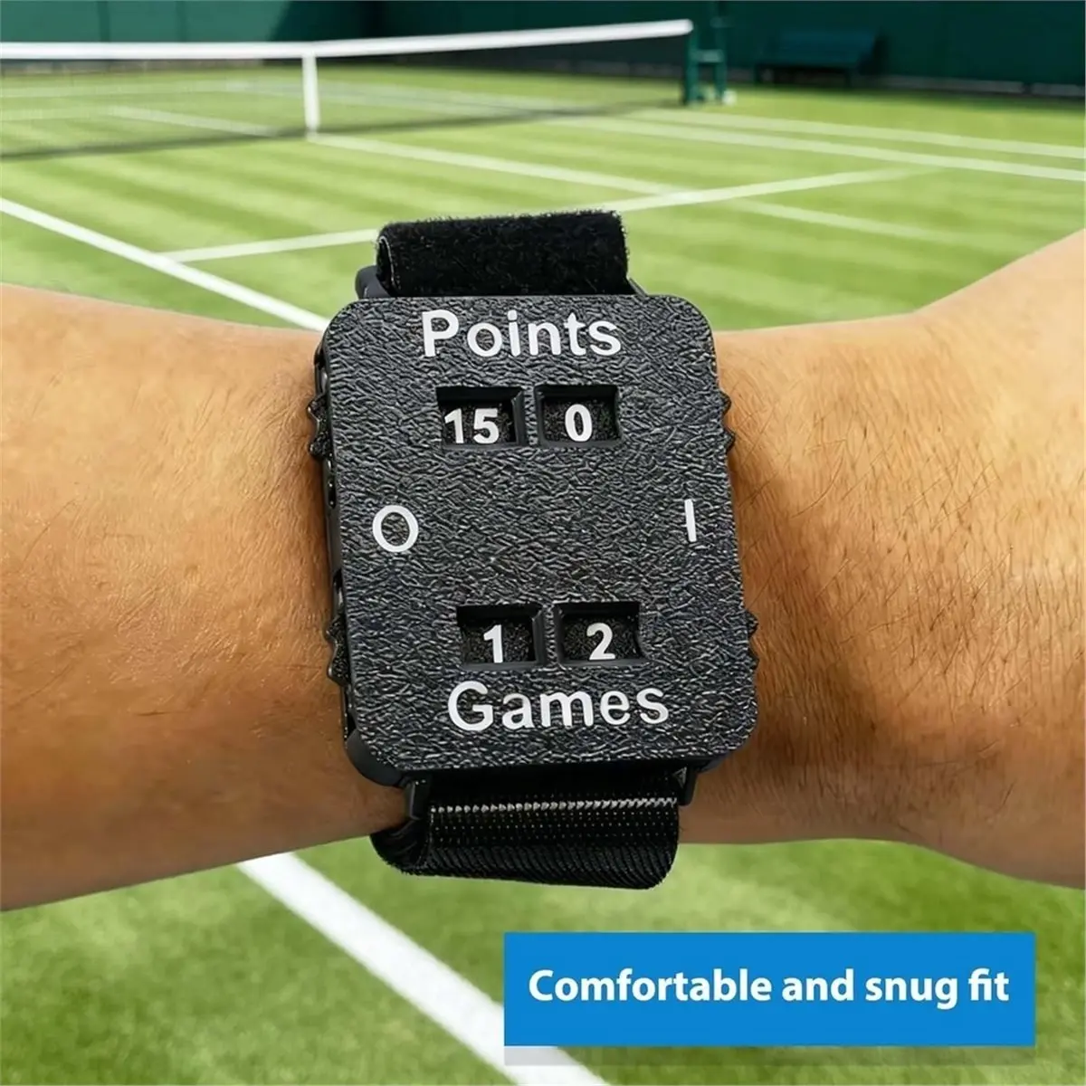 2026 New No Memory Loss Scorekeeper Referee Tool, Portable Score Tracker Wristband Cricket Tennis Padel Scorer 2pack