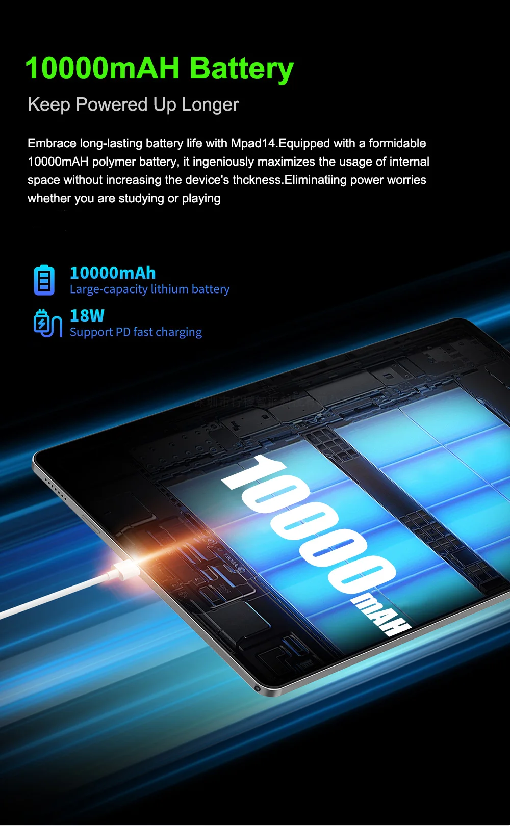 Global Version MPAD14 14 Inch 1920x1080 IPS Large screen Tablet PC 8+16MP Camera 12+256GB MT6769 G85 Tablets Android12 Laptop