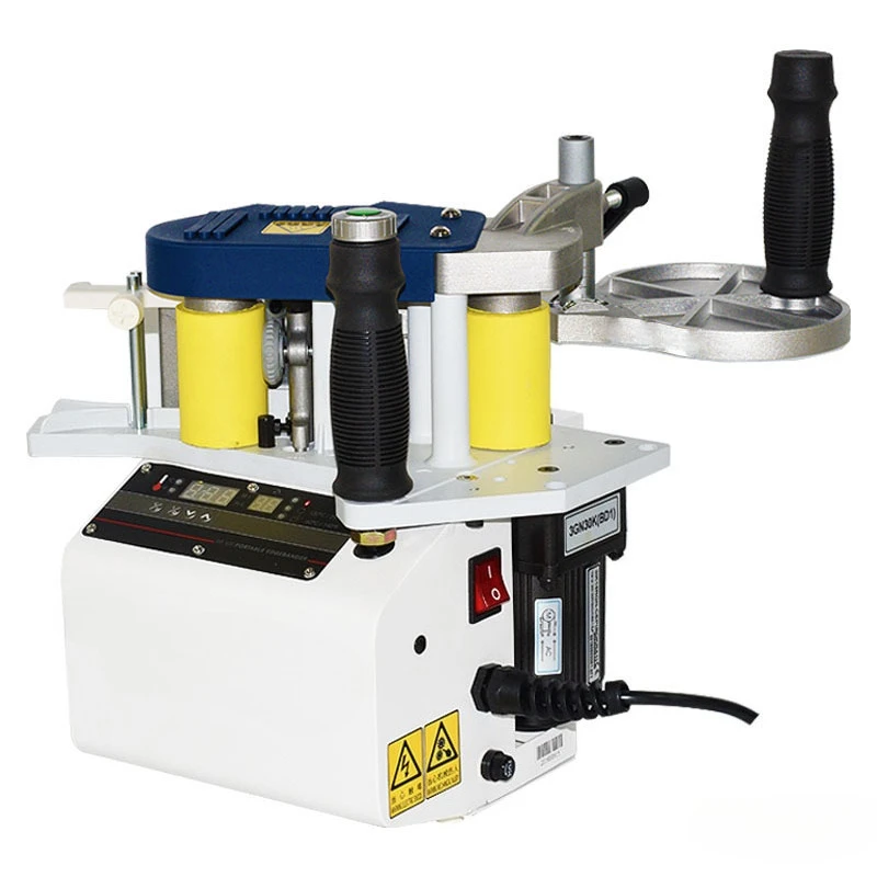 

BR500 Portable special-shaped edge banding machine curve haute couture small rubber line manual pvc edge banding machine