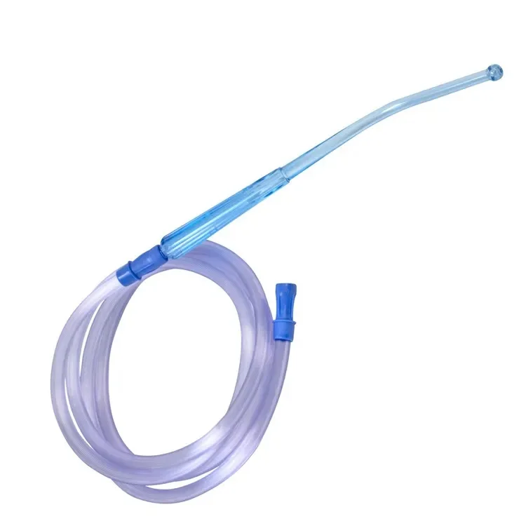 PVC suction connecting tube with yankauer handle pet animal Surgical suction tube