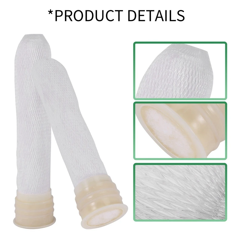 X17A 2025 NEW-8Pcs UF غشاء 0.01 ميكرومتر الترشيح الفائق غشاء الألياف المجوفة لتنقية مرشح مياه بالضغط الأسموزي العكسي