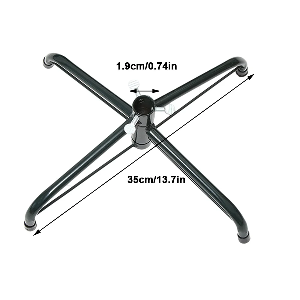 2-delige kerstboomstandaard Prachtige houder Steunbeugel Stevige kerstbenodigdheden Metalen basis