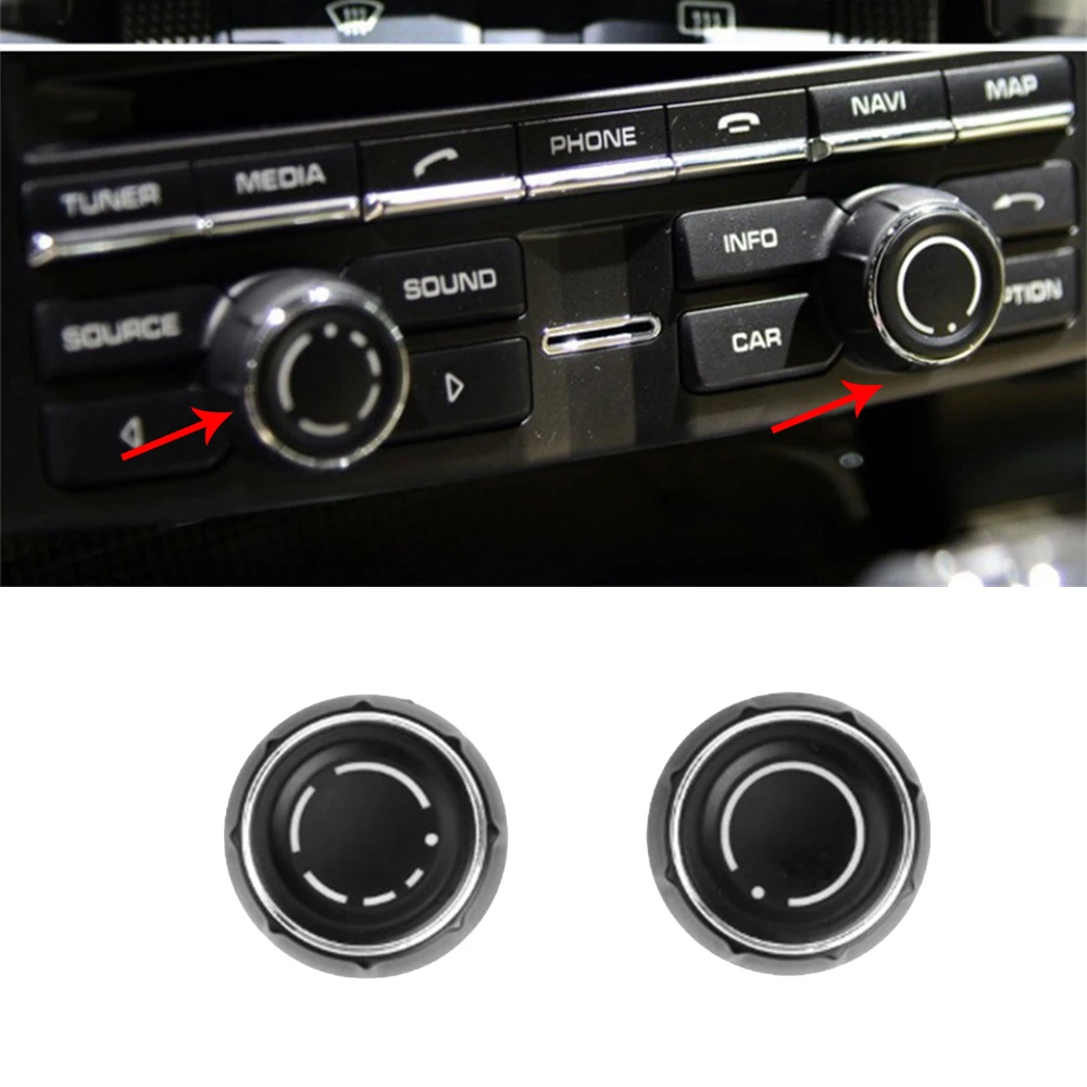 

97064292901 Radio Volume Control Button For Porsche Cayenne Panamera Cayman Boxster 991 981 970 Audio Volume Knob 97064293001