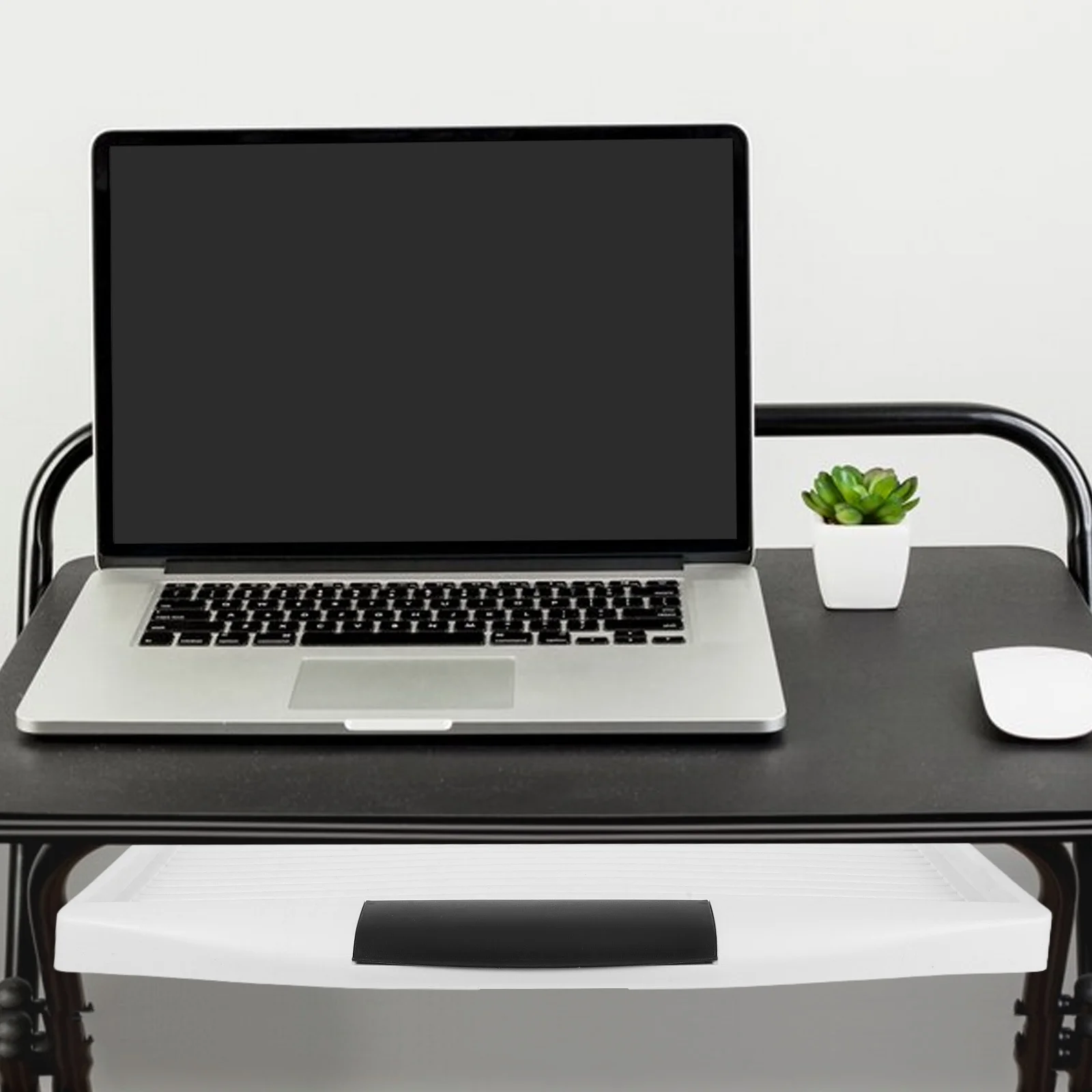 

Under Desk Keyboard Tray Slide Out Shelf Plastic Sliding Tray For Office Home Ergonomic Holder Computer Desk Accessories