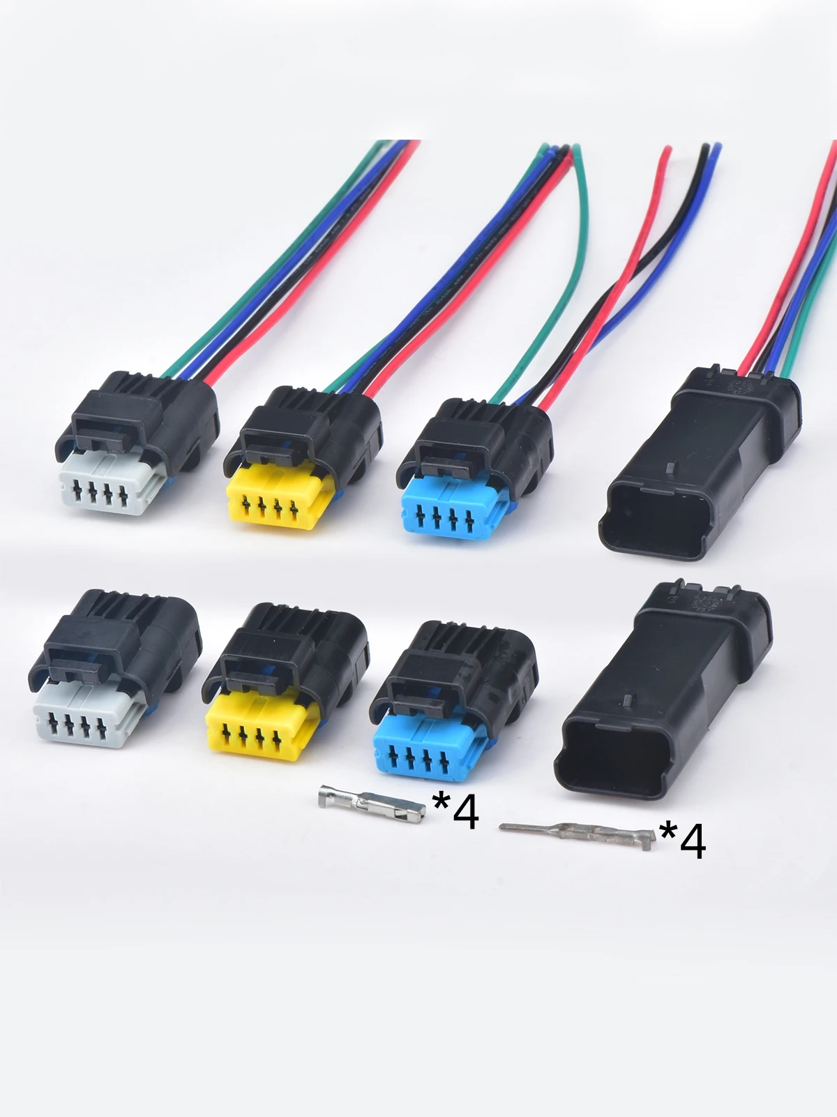 Connecteurs automobiles à 4 broches, prise de faisceau de câbles de feu arrière 211PC042S6049 211PC042S8021 211PC042S4021 pour Renault Peugeot citroën