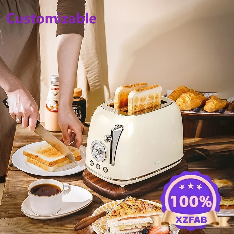 Factory Direct 2026 Top Retro, tostadora,, hogar, calefacción automática, multifunción, máquina de desayuno