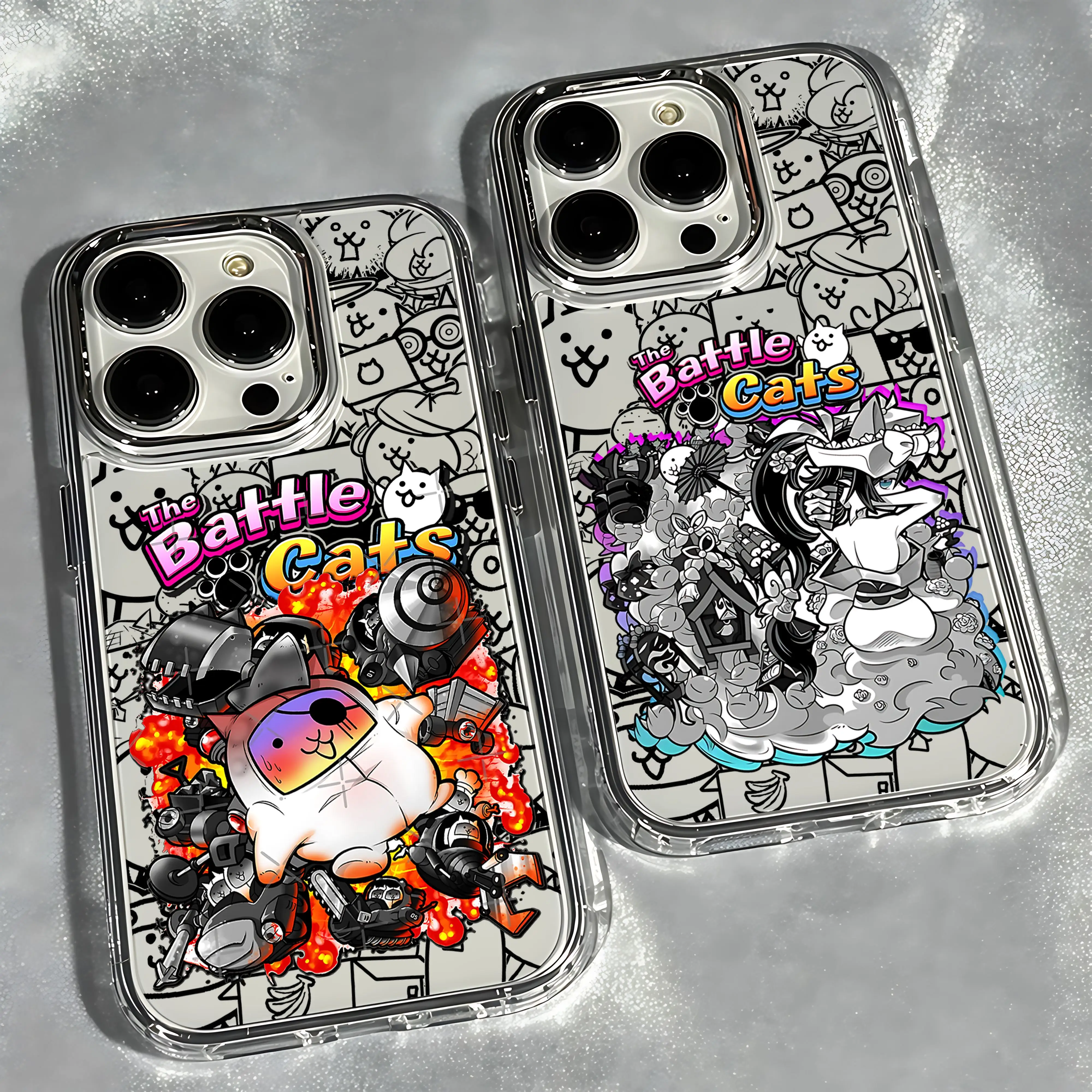 Чехол для телефона Battle Cats для Samsung Galaxy S26 S25 S24 S23 S22 S21 S20 Note20 FE Ultra Edge Plus 4G 5G, прозрачный мягкий чехол.