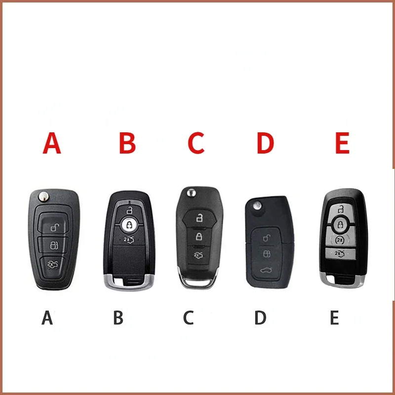 Car Key Case Cover for Ford Fiesta Mk8 MK3 MK7 Puma Focus 2 3 MK3 Mk4 Mondeo Mk5 Mk4 Explorer Ecosport Kuga C MAX Bronco Mustang