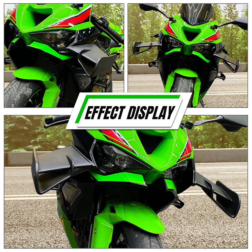 2024 NEW For Kawasaki ZX-6R ZX-636 ZX6R ZX 6R Winglet the same fuselage fixed wing spoiler lower shroud front side wing