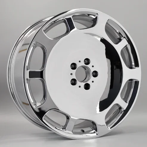 China custom manufacturers supply 18 inch 5 hole 5*112 vacuum plating alloy aftermarket wheel rim for car