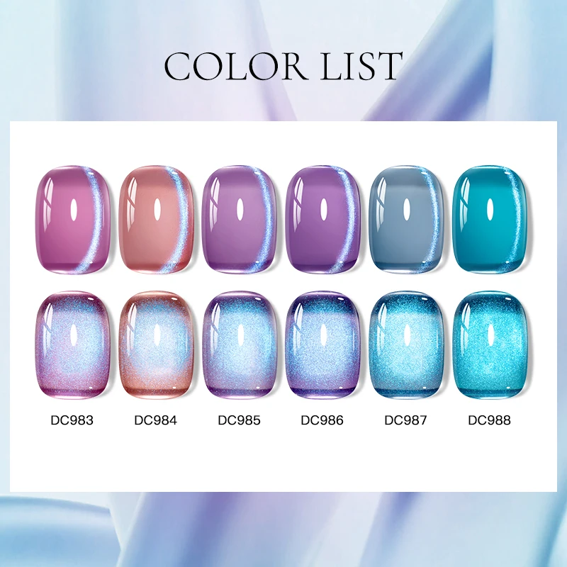 Mtssii 7ml 형광 블루 핑크 마그네틱 젤 울트라 샤인 여름 반짝이 세미 퍼머넌트 쏙 오프 UV LED 젤 네일 아트 바니쉬