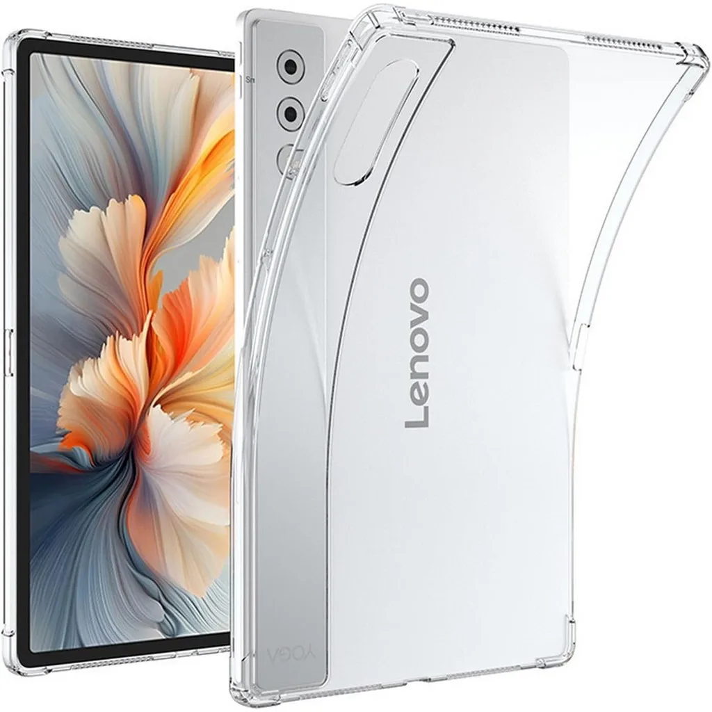 

Чехол для Lenovo Yoga Tab Plus 12,7 дюйма/Yoga Pad Pro AI 12,7 дюйма TB-520FU, противоударный, противоударный, гибкий, прозрачный чехол из ТПУ